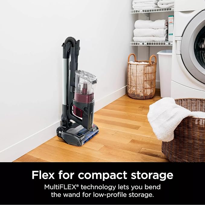 Shark R-IZ464H Vertex Cordless Stick Vacuum with DuoClean PowerFins Lightweight Pet Hair HEPA 60 Min Run Time - Certified Refurbished