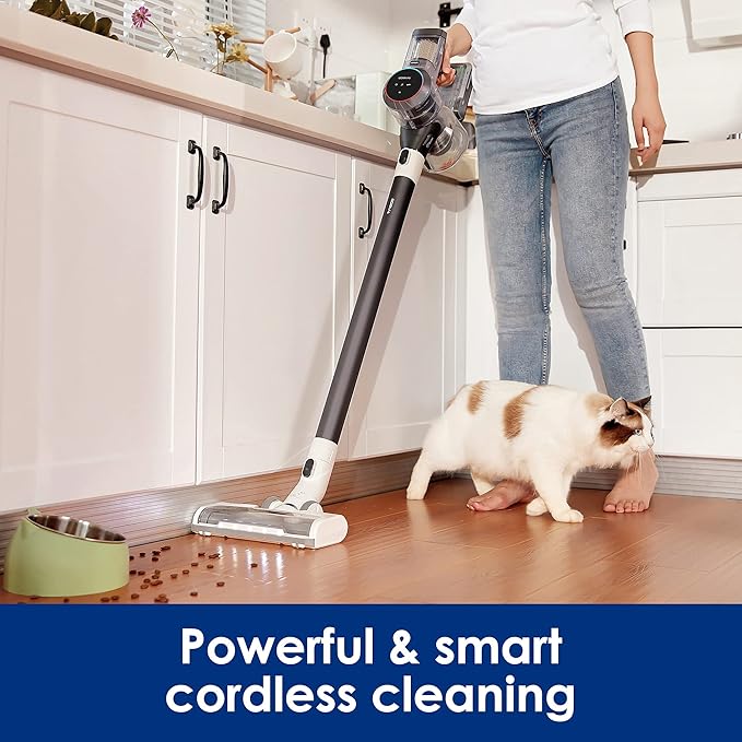 Tineco Pure ONE S11 Smart Cordless Stick Vacuum Cleaner Strong Suction Handheld Vacuum for Hard Floors Cars &amp Pet Hair Lightweight Deep Cleaning