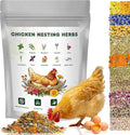 Chicken Nesting Herbs 32 oz – 11 Natural Dried Herb Blend with Marigold for Chicken Coop &amp Roost Refresh Nesting Box &amp Dust Bath Supports Natural Nesting Behavior
