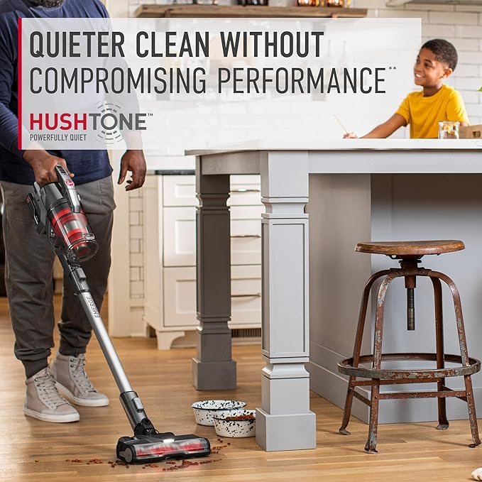 Hoover ONEPWR WindTunnel Emerge Cordless Stick Vacuum Cleaner Lightweight Stick Vac Powerful and Quiet Cleaning Self Standing No Wall Mount Required Cordless Vacuum Cleaners for Home Use
