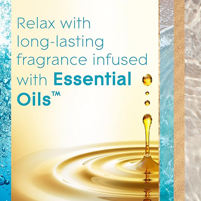 Glade PlugIns Refills Air Freshener Scented and Essential Oils for Home and Bathroom Aqua Waves 6.7 Fl Oz 10 Count