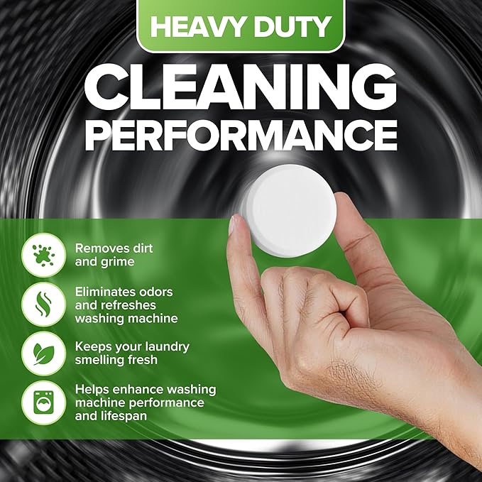 Renuv Washing Machine and Dishwasher Cleaner and Deodorizer Tablets Bundle!