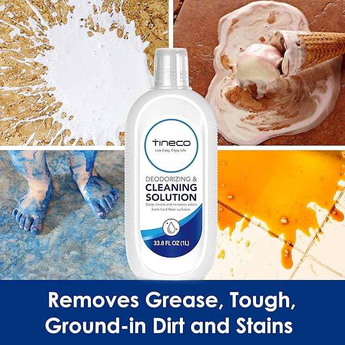Tineco Floor Cleaning Solution 1L (33.8 OZ) for i5/i6 Stretch &amp FLOOR ONE S5/S6/S7/S9 Artist &amp S6/S7/S9 Master &amp Breeze Series (EXCEPT iFLOOR 5 Steam/S5/ S7/ S9 Artist Steam Series) Wet D