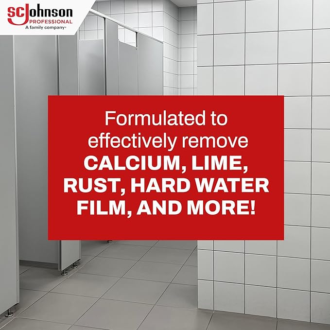 SC Johnson Professional Ready-To-Use Calcium Lime Rust Remover Spray 32 fl. oz. 12 Count for Professional Use Only