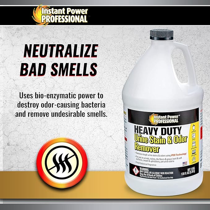 Instant Power Professional Heavy Duty Urine Stain &amp odor Remover 128 Fl Oz