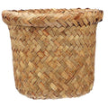 3pcs Wastebasket Trash can Trash Container bin Sundries Container Bathroom Trash can Kitchen Rubbish Bin dust bin Hand Woven Basket Trash Small can Straw Seaweed vase Office