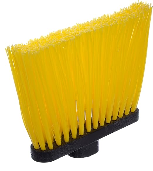 SPARTA Spectrum Duo-Sweep Unflagged Bristle Angle Broom with Handle 56 - Yellow
