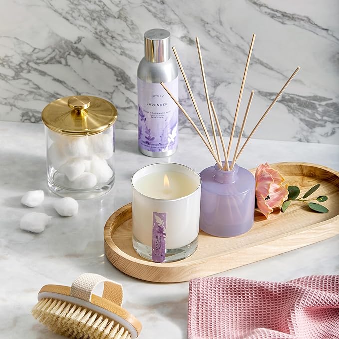 Thymes Home Fragrance Mist – Room Air Fresheners for Home Long Lasting – Air Freshener Spray – Scented Room Spray with Notes of Velvety Lavender Rosewood Clary Sage &amp Earthy Violet (Lavender 3