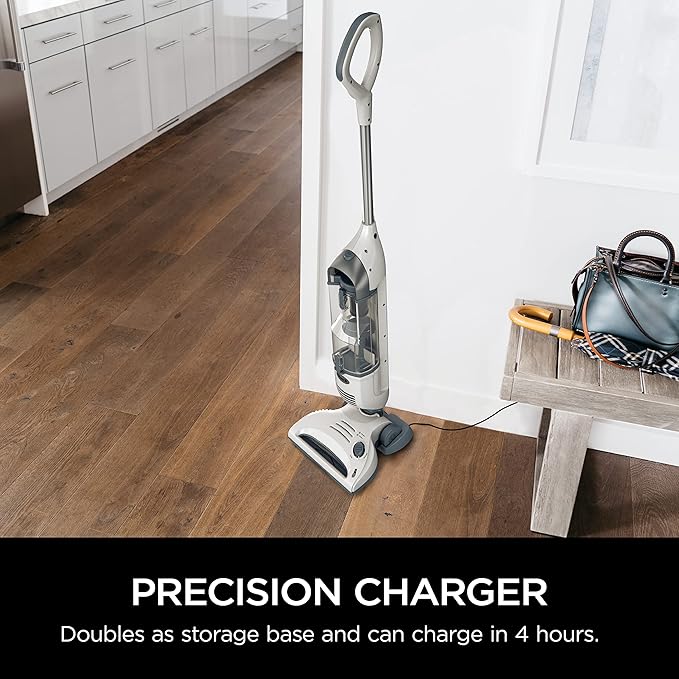 Shark SV1106 Navigator Freestyle Upright Bagless Cordless Stick Vacuum for Carpet Hard Floor and Pet with XL Dust Cup and 2-Speed Brushroll White/Grey