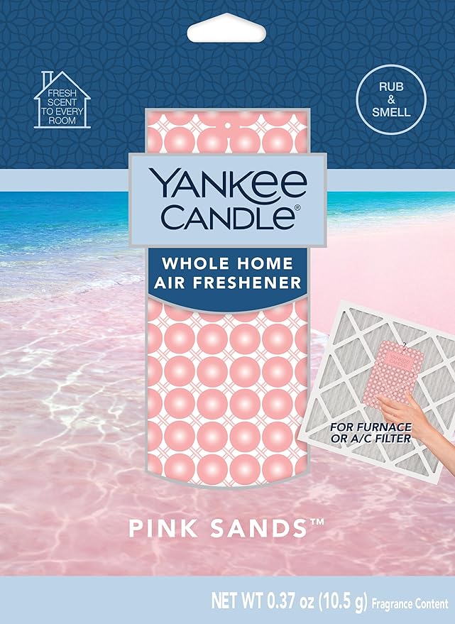 Yankee Candle Whole Home Air Feshener Variety Pack (Macintosh Pink Sands Catching Rays Sun and Sand Apple Pumpkin Balsam Cedar Sage Citrus &amp Bahama Breeze) (1ea / Pack of 8)