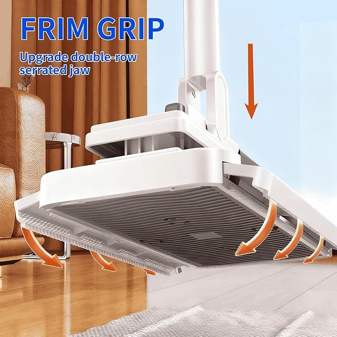 Zero Touch Mini Mop Zero-Touch Gap Cleaner &amp Locking Head Includes 1 Mini Mop 5 Reusable Cloths for Multi-Surface Cleaning
