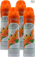 California Scents Orange Squeeze 3.5 Oz Air Freshener Spray (4 Packs Orange Squeeze)