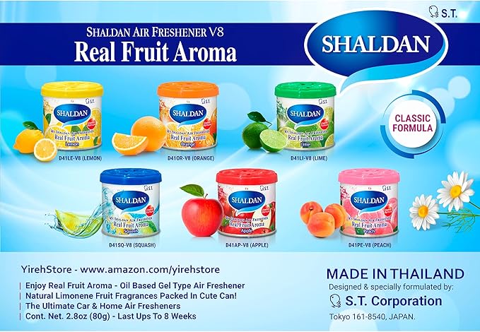 My Shaldan Air Freshener Lime Scent (D41LI) - QTY. 12 Cans/Per BOX