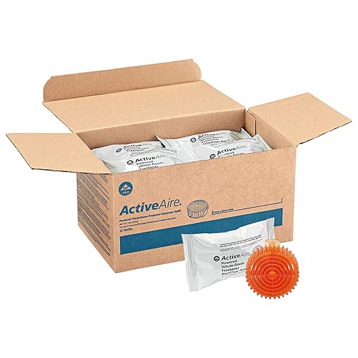 ActiveAire Powered Whole-Room Freshener Dispenser Refill by GP PRO (Georgia-Pacific) Sunscape 48281 12 Cartridges Per Case