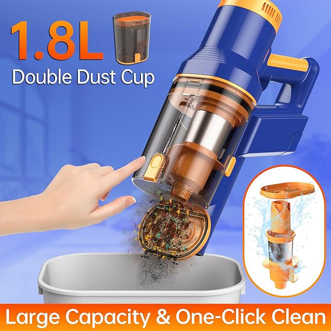 Stick Vacuum350W/23Kpa Stick Vacuum with Smart Display (L)