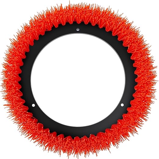 Commercial Scrub Brush for Orbital Floor Scrubber Compatible with Oreck Orbiter XL ORB550MC Bissell BGEM9000 12 Diameter Heavy-Duty Brush Orange