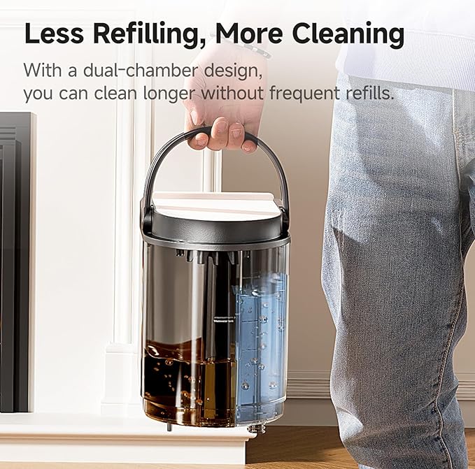 uwant Carpet Cleaner Machine 18Kpa Powerful Suction Portable Carpet Cleaner for Pet Stains with Cleaning Tools&ampSolution Self-Cleaning Upholstery Cleaner for Car Couch Rug Spot