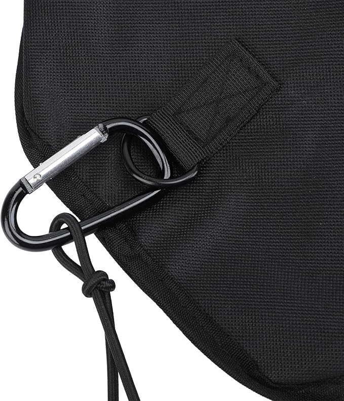 Boat Trash Bag Nylon Mesh Reusable Boat Garbage Container with Lanyard Oxford Cloth Marine Trash Organizer for Outdoor Seaside Activities Secure Closure Design for Fishing Campi