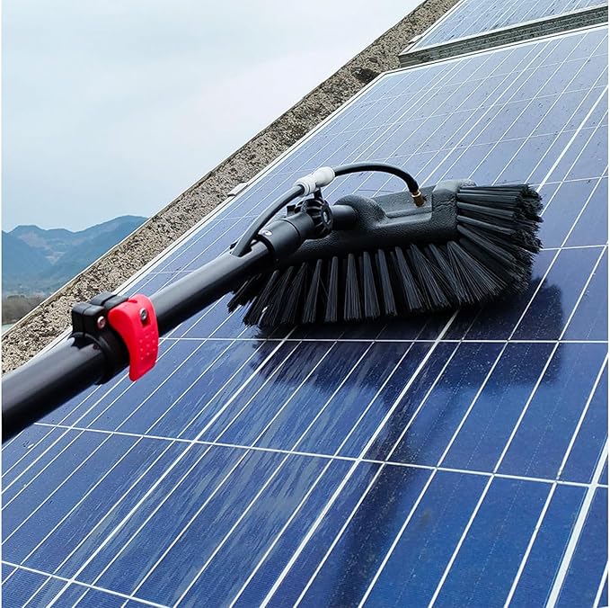 3.6-12m Window Cleaner Washing Kit Telescopic Window Cleaner extendable Cleaner Conservatory roof for Window Glass Wall Photovoltaic Panel Cleaning10.8M/36FT