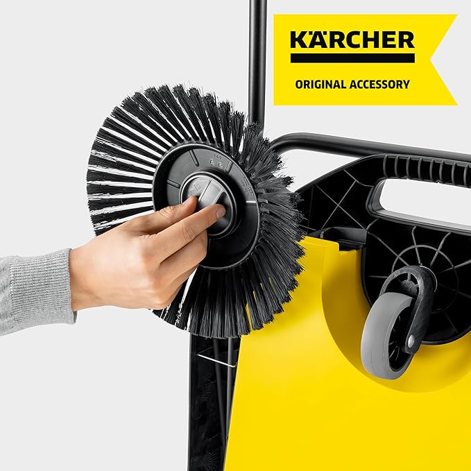 Kärcher S 4 Twin Replacement Front Brush for Dry Surfaces - Replacement Brush for Karcher Push Sweeper S4 Twin - 1 Pack