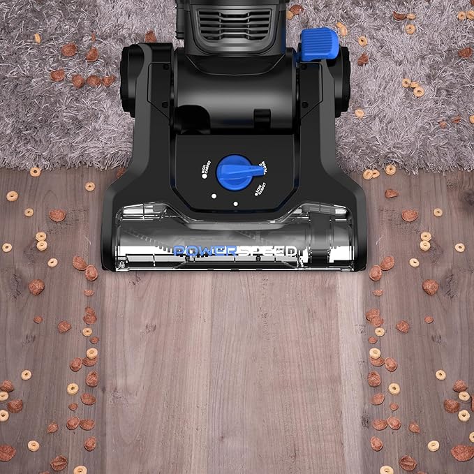 Eureka PowerSpeed Lightweight Upright Vacuum Cleaner for Carpet and Hard Floor Powerful Bagless Upright Vacuum Cleaner for Home Pets NEU181A Blue