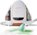 uwant Portable Carpet &amp Upholstery Cleaner Machine 15Kpa Powerful Suction Small Handheld Cleaner Carpet Shampooer for Rug Couch Furniture Pet Stains Car Auto Detailer B100 White and Orang