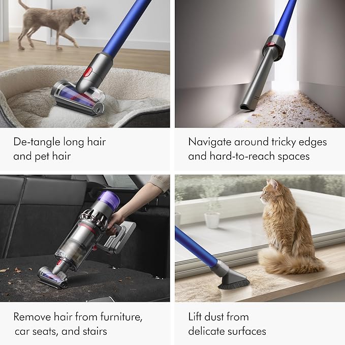 Dyson V11 Origin Cordless Vacuum 185AW 3 Power Modes Up to 60 Minutes² Deep Cleans Hard Floors and Carpets Detangles pet Hair Converts to Handheld