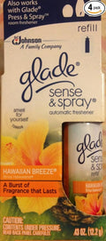 Glade - Sense &amp Spray Refill Hawaiian Breeze - 0.43 Oz. (Pack of 4)