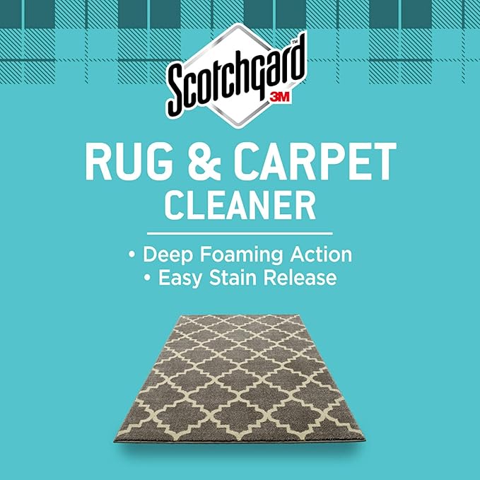 Scotchgard Rug &amp Carpet Cleaner Fabric Cleaner Blocks Stains Cleaning Sprays Make Cleanup Easier Six 16.5 oz Cans