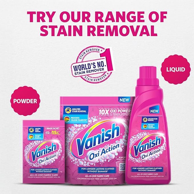 Vanish Oxi Action Stain Remover Washing Liquid - 400 ml - India