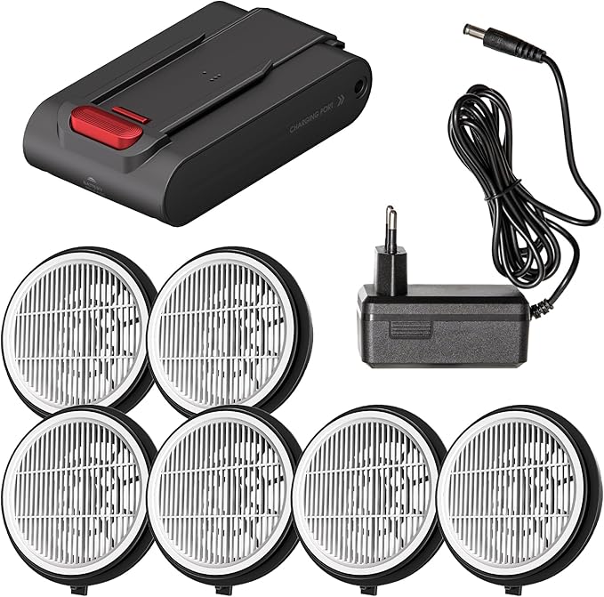 UNINELL HOME UV2 Cordless Vacuum Cleaner Accessory Kit(HEPA filter*6 + battery pack*1 + adapter*1)