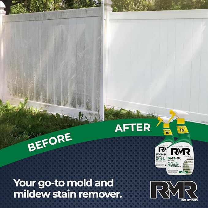 RMR-86 Instant Mold and Mildew Stain Remover Spray - Scrub Free Formula 2 Pack - 32 oz