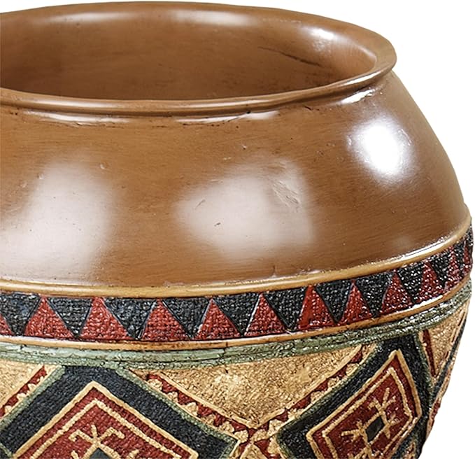 Touch of Class Tribal Spirit Wastebasket Multi Earth