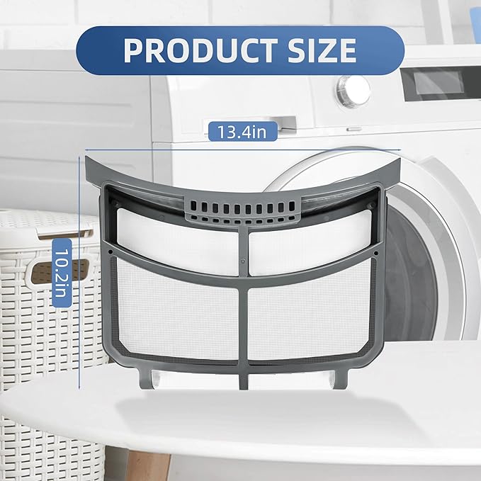 Upgraded WE16X32537 WE16X29597 Dryer Lint Screen Filter Replacement for GE Dryer GFD65ESSN1WW GFD85GSPN0RS GFD85ESPN0DG GFD55ESSN1WW GFD85ESPN0RS GFD55ESMN0DG GFD55ESSN0WW AP7205579 by APPLIANCEMATES