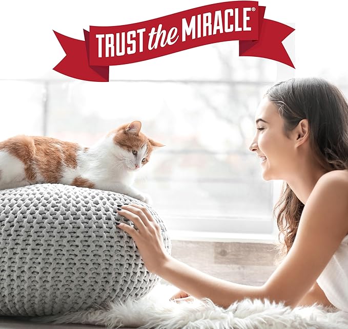 Nature’s Miracle Urine Destroyer Plus Cat32 OuncesUnscentedEnzymatic FormulaReady-to-Use(Pack of 12)