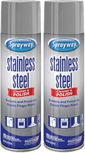 Sprayway SW148R Water-Based Stainless Steel Cleaner 15 oz. (Pack of 2)
