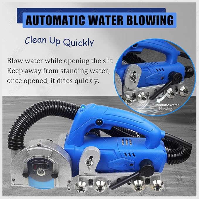 Professional Grout Removal Machine for Renovation 1200W 9000RPM Electric Tool to Remove Old Grout and Cement for Ceramic Tile Repair StandardconfigurationWithA