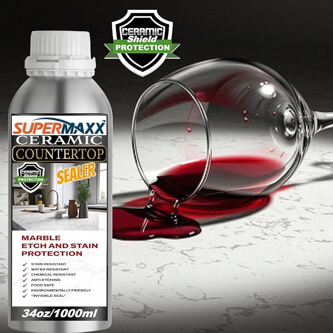 SUPERMAXX MARBLE COUNTERTOP CERAMIC COATING - 34OZ/1000ML