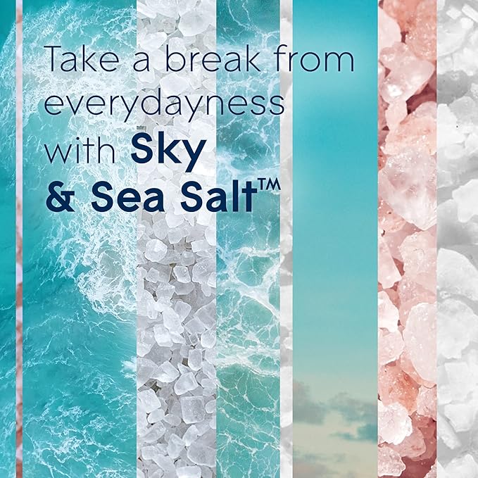 Glade PlugIns Refills Air Freshener Sky &amp Sea Salt Scented and Essential Oils for Home and Bathroom 0.67 Fl Oz 10 Count