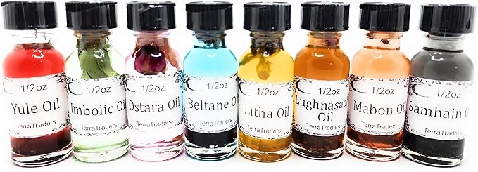 Wiccan Sabbat Oils Set | Witchcraft | Wicca | Magick