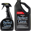 HOPE'S Perfect Glass Cleaner Streak-Free Ammonia-Free Window Mirror Screen and Shower Door Cleaner Indoor and Outdoor Glass Surfaces 32 Fl Oz Spray Bottle and 67.6 Fl Oz Refill Pack of 1