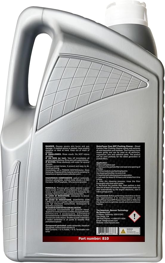 MotorPower Care In-House DPF Cleaning Save Time and Money with Our Revolutionary Flush Liquid