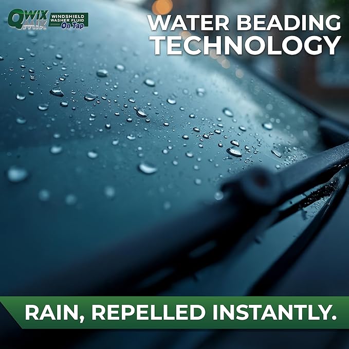 Rain Shield Windshield Washer Fluid Concentrate 1 Bottle makes 32 Gallons– Repels Rain