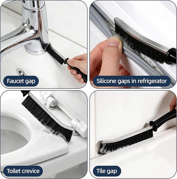 12-51’’ Telescopic Window Squeegee for High Windows 2-in-1 Window Cleaning Kit with Extra Silicone Blade &amp Hook Professional Squeegee for Shower Glass Doors (Window Squeegee Set)