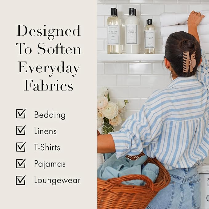 The Laundress Signature Fabric Conditioner Classic Concentrated Fabric Softener Liquid Soften Fabrics Reduces Static128 Fl Oz