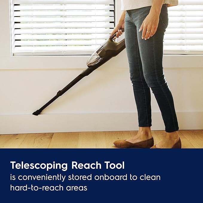Electrolux WellQ7 Pet Cordless 2-in-1 Vacuum Cleaner with Motorized PetPro+ Nozzle for Easy Pet Hair Removal 50-Minute Run Time 2 Power Modes Shale Gray