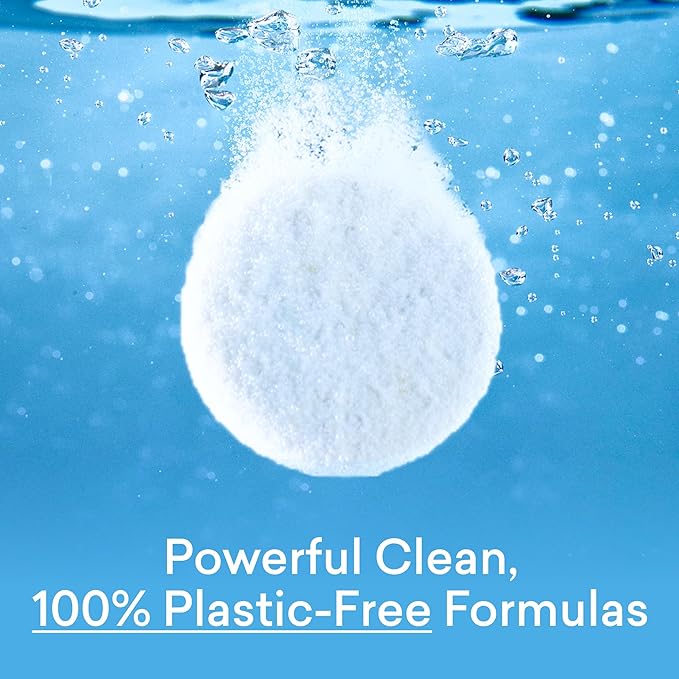 BLUELAND Clean Home Kit 3 Reusable Bottles with 3 Tablets Makes 1 Bottle Each of Foaming Hand Soap Multi-surface Cleaner Bathroom Cleaner