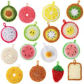 Mifoci 16 Pcs Fruit Dish Scrubber Non Scratch Dish Washing Scrubbers Double Layered Dishes Washing Sponges Reusable Household Cleaning Kitchen Tools for Dishwashing Dishes Cookware Tubs Sinks