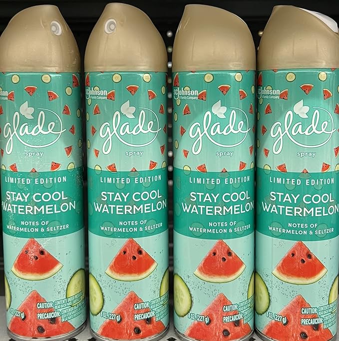 Glade Limited Edition Stay Cool Watermelon Aerosol Spray Air Freshener - 8oz