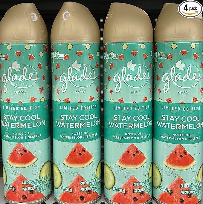 Glade Limited Edition Stay Cool Watermelon Aerosol Spray Air Freshener - 8oz